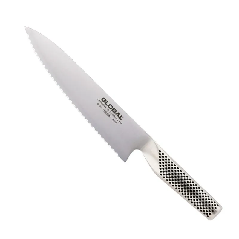 Global G-22R Coltello Pane per Destrimani, Lama 20 cm Ref. 4501062 Prezzo Basso