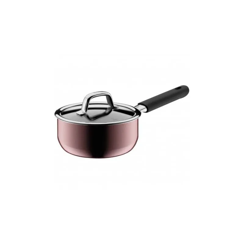 Wmf Fusiontec Mineral Casseruola 1 Manico 16 cm Rosa Quarzo con Coperchio in Vetro Spedizione Espresso