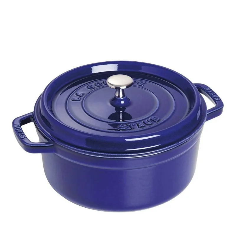 Staub Cocotte Tonda 24 cm Blu Scuro Di Tendenza