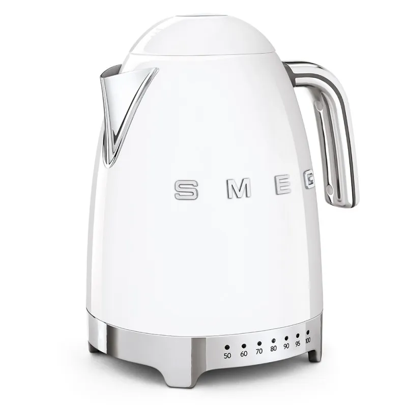 Offerta Speciale Smeg Bollitore Elettrico a Temperatura Regolabile Bianco KLF04WHEU