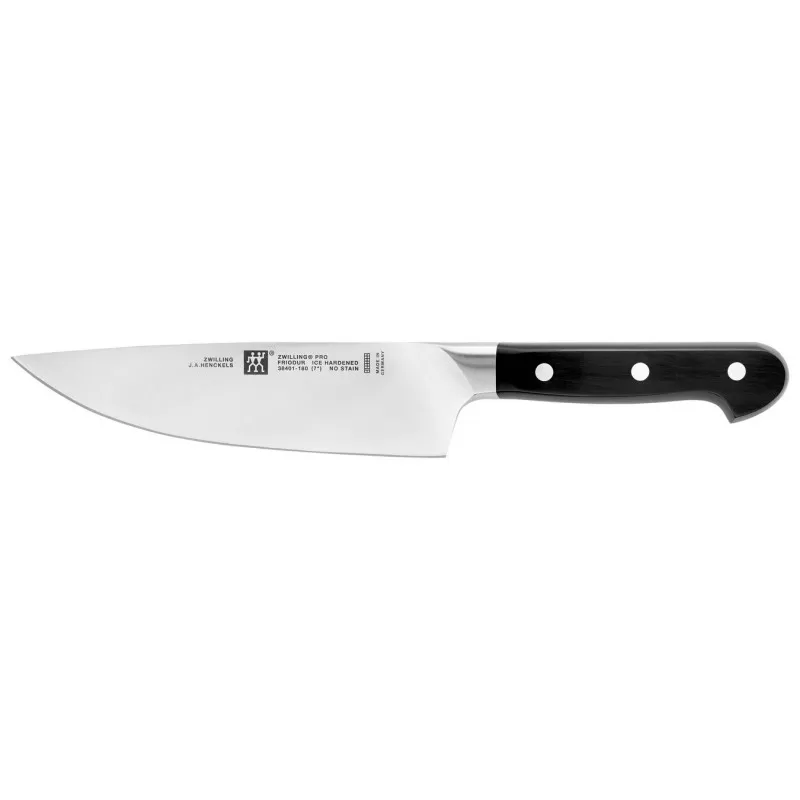 Zwilling Pro Coltello Cuoco Liscio 18 cm Forgiato 38401-181-0 Ultime Pezzi