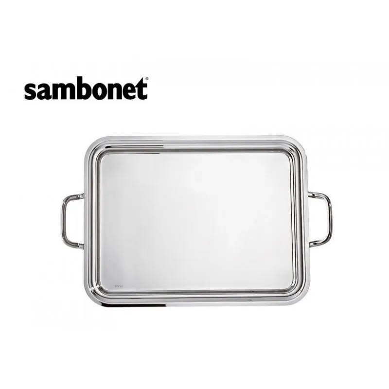 Sambonet Elite Vassoio Rettangolare con Manici 40 x 26 cm 56024-40 Scelto Dai Clienti