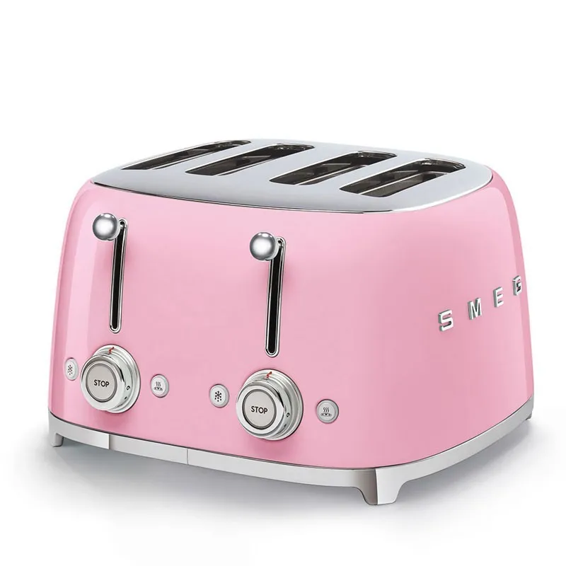 Smeg Tostapane 4 x 4 Fette Rosa Estetica Anni 50 TSF03PKEU Prezzo Scontato