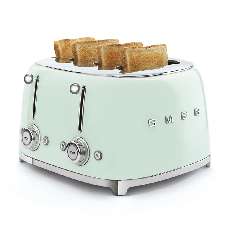 Smeg Tostapane 4 x 4 Fette Verde Estetica Anni 50 TSF03PGEU Promozione