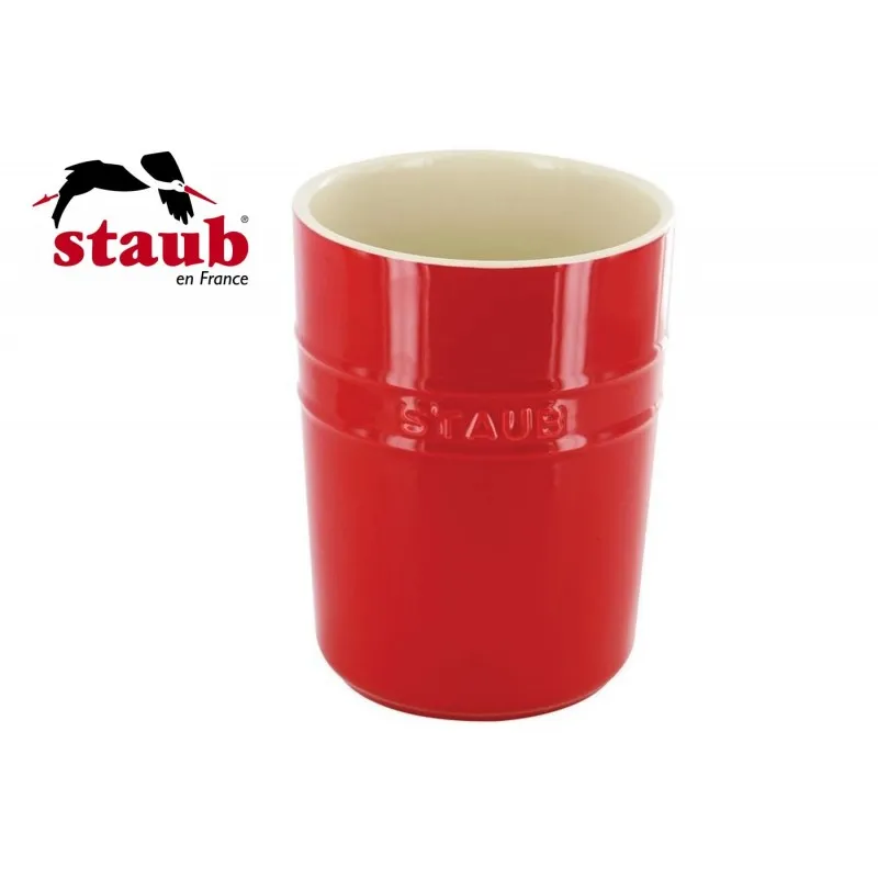 Staub Porta Utensili 11 cm Ceramica Rosso Ciliegia 40511-577-0 Compra Adesso
