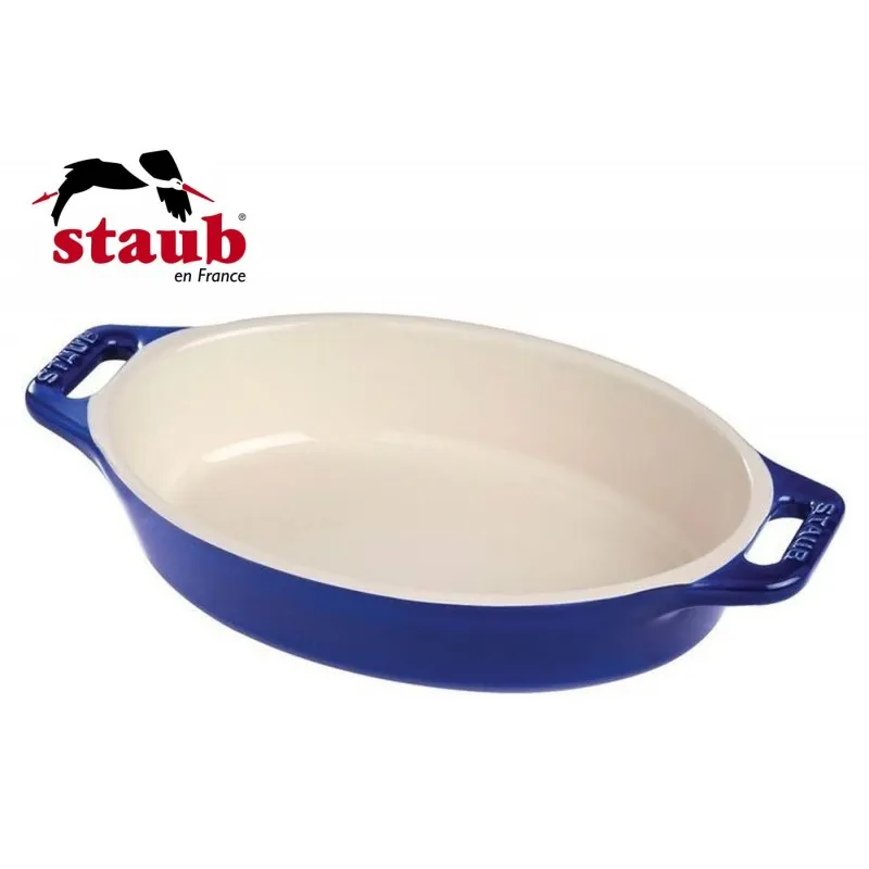Quantità Limitata Staub Pirofila Ovale Ceramica 44 cm Blu Scuro 40511-160-0