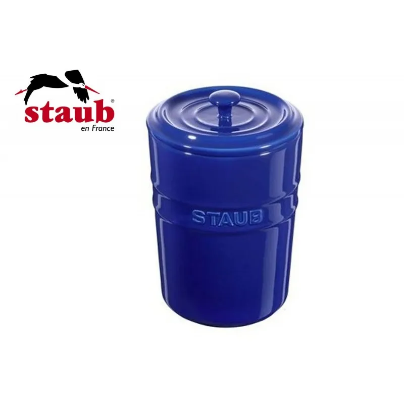 Staub Contenitore Ceramica 14 cm Blu Scuro 40509-034-0 Più Venduto