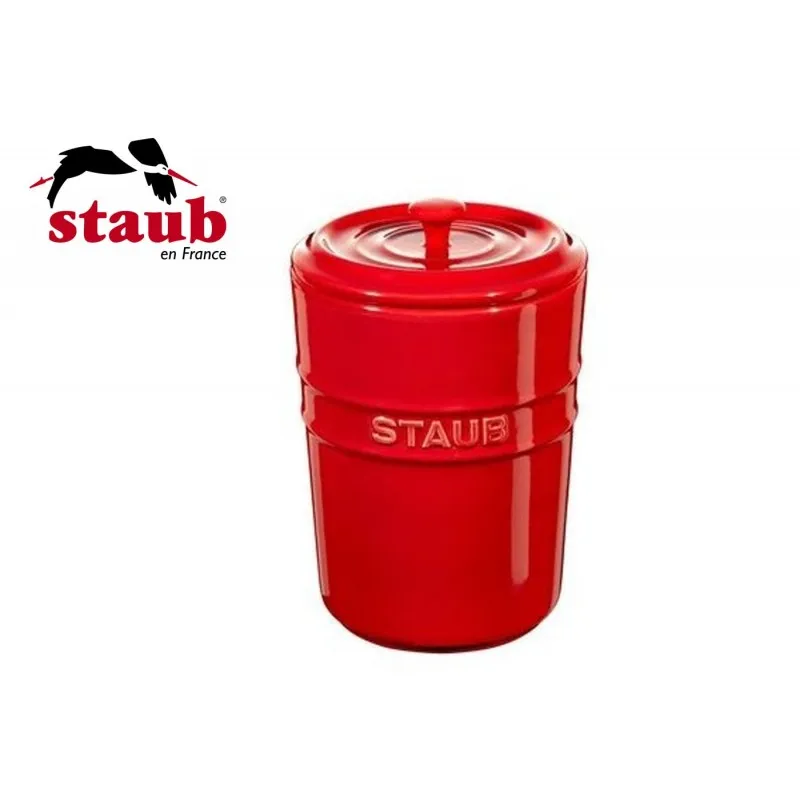 Staub Contenitore Ceramica 14 cm Rosso Ciliegia 40509-033-0 Ultima Occasione