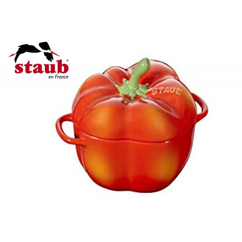 Offerta Lampo Staub Mini Cocotte Peperone Ceramica 40500-325-0