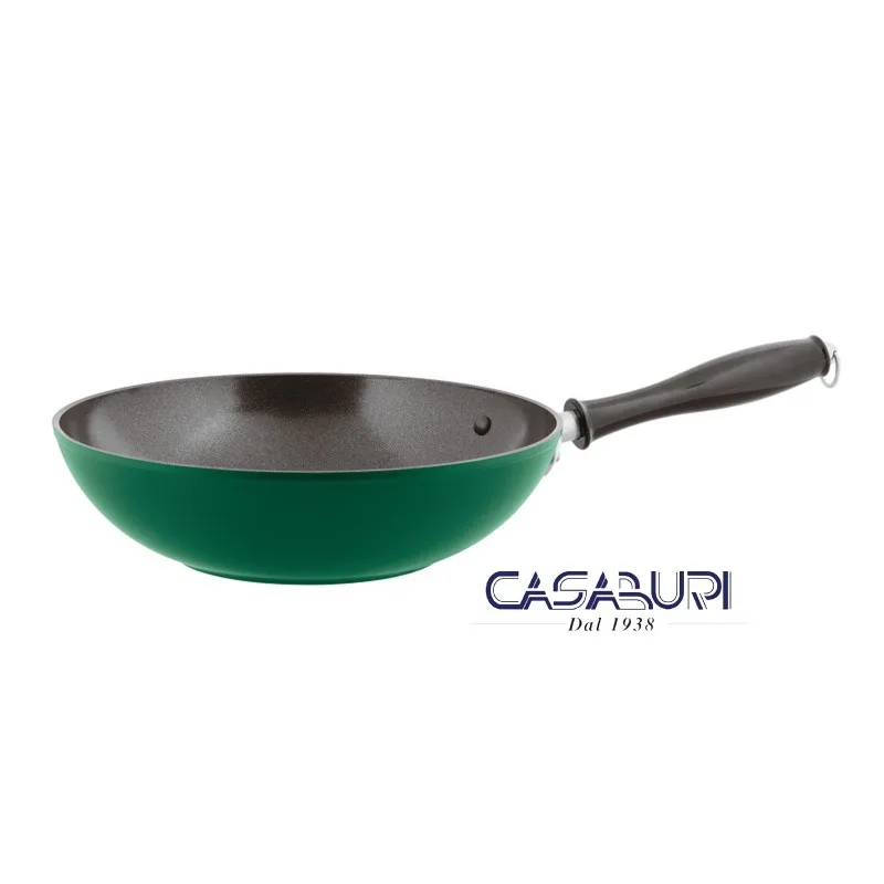 Compra Oggi Stesso Sambonet Wok Antiaderente 28 cm Verde 1965 Vintage Quarzo Nero