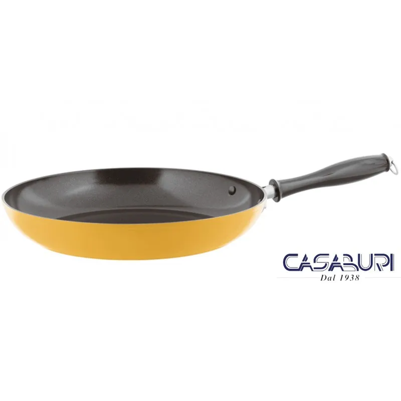 Offerta Del Giorno Sambonet Padella Antiaderente 32 cm Giallo 1965 Vintage Quarzo Nero