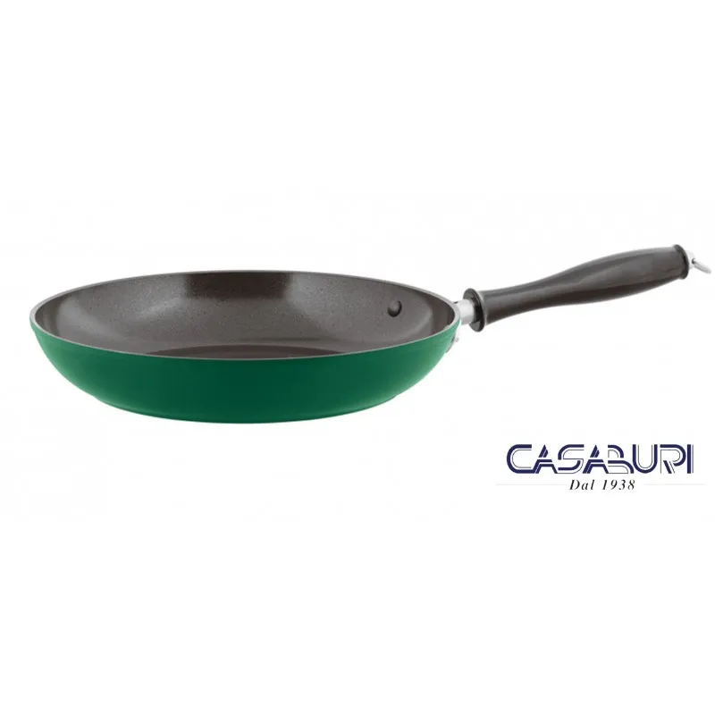 Prezzo Scontato Sambonet Padella Antiaderente 28 cm Verde 1965 Vintage Quarzo Nero
