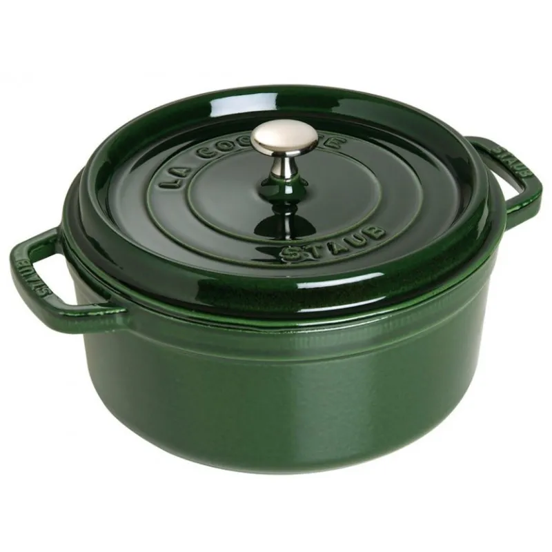 Staub Cocotte Tonda 22 cm Verde Basilico Offerta Del Giorno