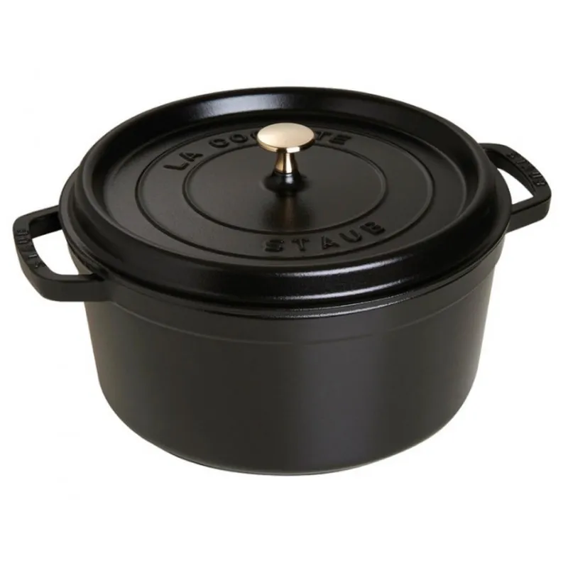 Compra Oggi Stesso Staub Cocotte Tonda 24 cm Nero