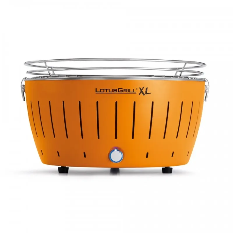 Più Venduto Lotus Grill XL Barbecue senza fumo a carbonella Arancio