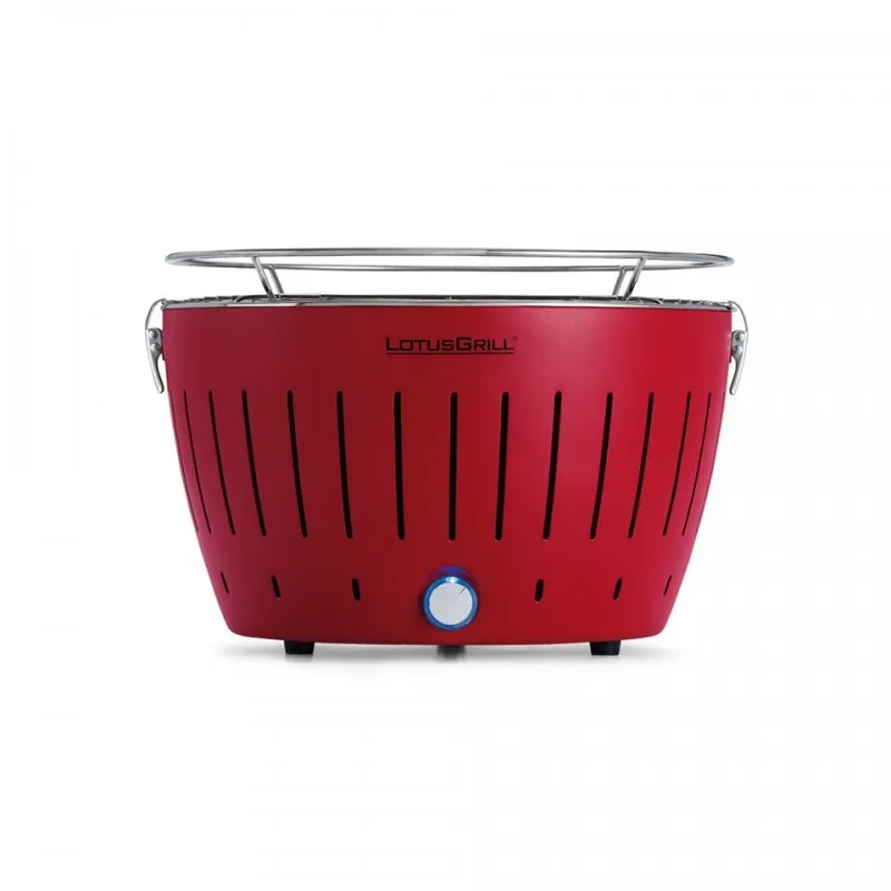 Professionale Lotus Grill Barbecue senza fumo a carbonella Rosso
