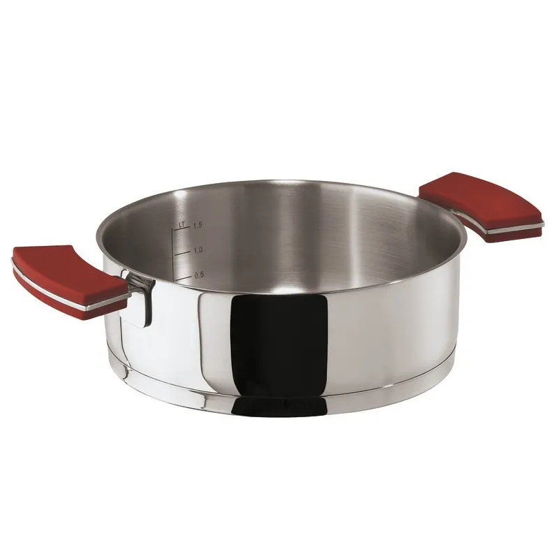 Sambonet 12‘O‘Clock Red Casseruola bassa 28 cm con coperchio Acquista Ora
