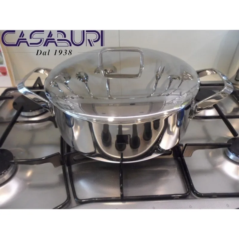 Ultima Occasione Sambonet Menu Casseruola bassa 28 cm con coperchio