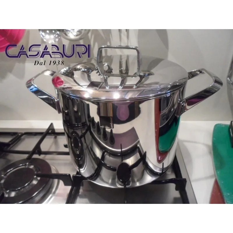 Sambonet Menu Pentola alta 24 cm con coperchio Spedizione Espresso