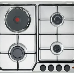 Più Venduto De’Longhi FFI 36 ER piano cottura Acciaio inossidabile Da incasso 58 cm Combi 4 Fornello(i)