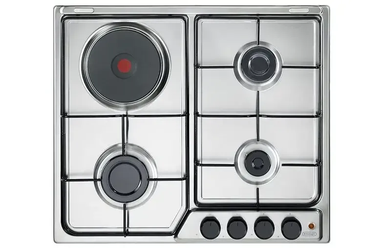 Più Venduto De’Longhi FFI 36 ER piano cottura Acciaio inossidabile Da incasso 58 cm Combi 4 Fornello(i)