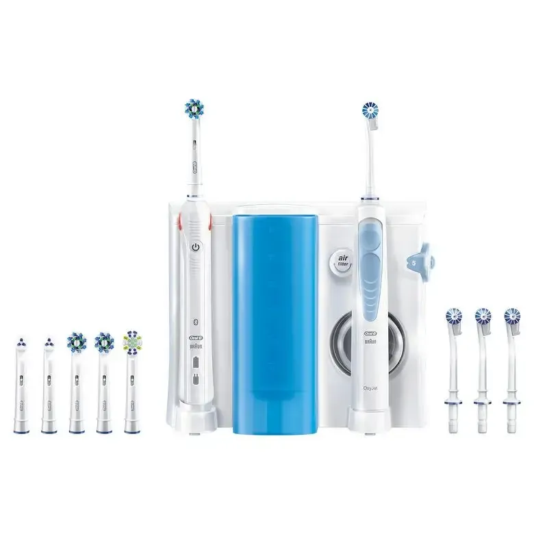 Popolare Oral-B Oral Center Spazzolino Elettrico Smart 5000 e Idropulsore Oxyjet + 4 testine