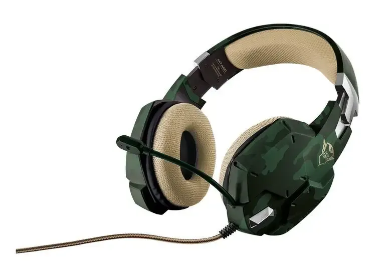 Trust GXT 322C Auricolare Cablato A Padiglione Giocare Verde Prezzo Scontato