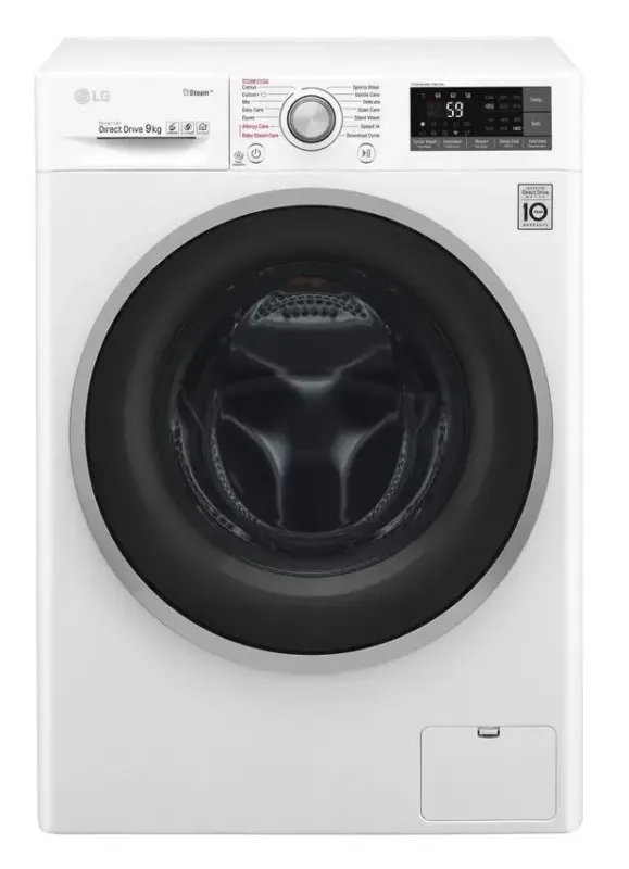 LG F4J7VY1W lavatrice Caricamento frontale 9 kg 1400 Giri/min Bianco Novità