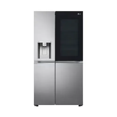 LG GSXV91PZAE frigorifero side-by-side Libera installazione 635 L E Nero, Acciaio inossidabile Consegna Rapida