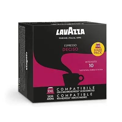 Offerta Lampo Lavazza Deciso Capsule caffè Tostatura scura 100 pz
