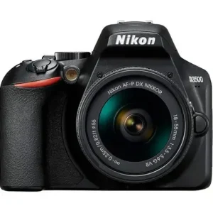 Nikon D3500 + AF-P 18-55mm VR Kit fotocamere SLR 24,2 MP CMOS 6000 x 4000 Pixel Nero Professionale