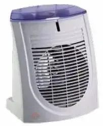 DCG Eltronic HL9370 stufetta elettrica Bianco 2000 W Riscaldatore ambiente elettrico con ventilatore Reso Gratuito