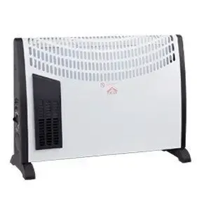 DCG Eltronic TC20T stufetta elettrica Nero, Bianco 2000 W Reso Gratuito