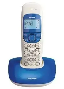 Brondi Nice Telefono DECT Identificatore di chiamata Blu, Bianco Scelto Dai Clienti