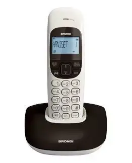 Must-Have Brondi Nice Telefono DECT Identificatore di chiamata Nero