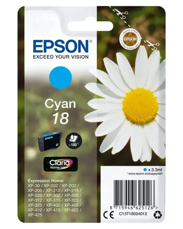 Epson Daisy Cartuccia Margherita Ciano Inchiostri Claria Home 18 Compra Adesso