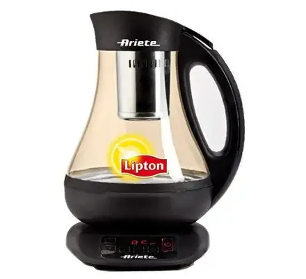 Ariete Lipton teiera in vetro per la preparazione del tè 1 L 2400 W Nero Offerta