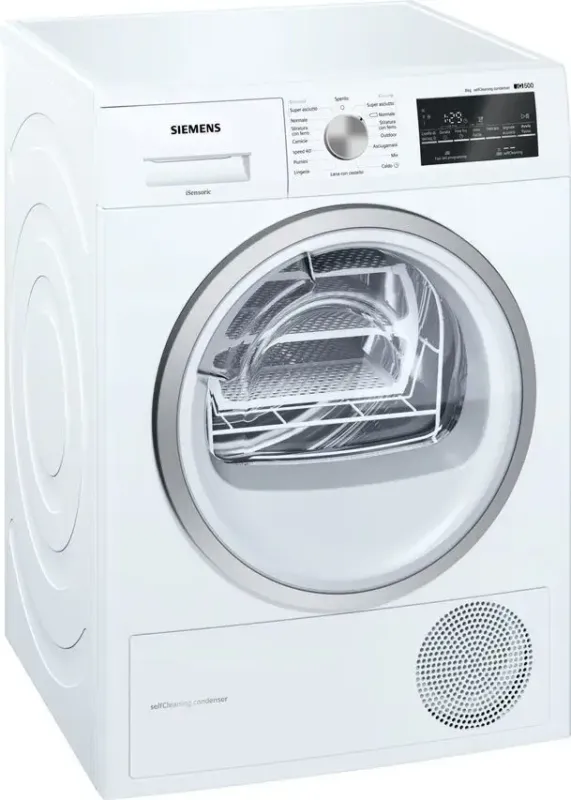 Più Venduto Siemens iQ500 WT47W458II asciugatrice Libera installazione Caricamento frontale 8 kg A++ Bianco