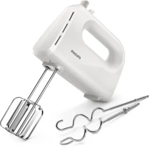 Ultima Occasione Philips Daily Collection Sbattitore elettrico da 300 W con fruste e ganci impastatori HR3705/00