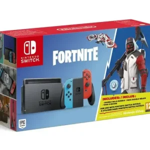 Acquista Ora Nintendo Switch - Fortnite Bundle console da gioco portatile 15,8 cm (6.2") 32 GB Wi-Fi Nero, Rosso