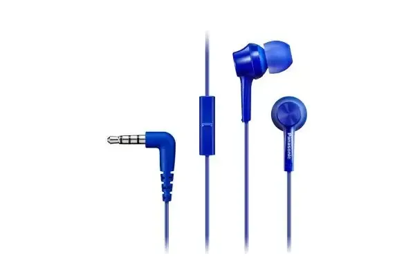 Panasonic RP-TCM115E Auricolare Cablato In-ear Musica e Chiamate Blu Offerta Del Giorno