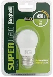 Scelto Dai Clienti Beghelli Sfera Super LED E27 Lampadina a risparmio energetico 5 W F