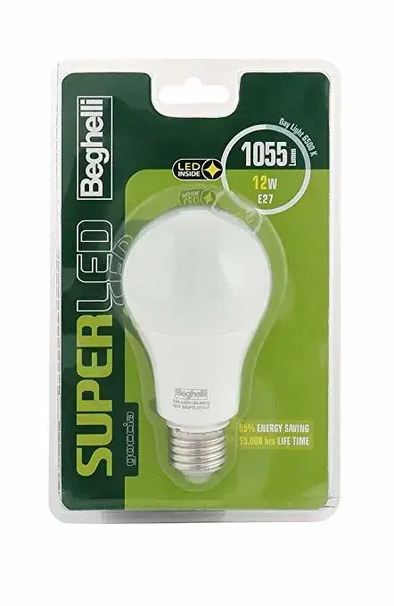 Beghelli 56883BL Lampadina a risparmio energetico 12 W E27 F Reso Gratuito