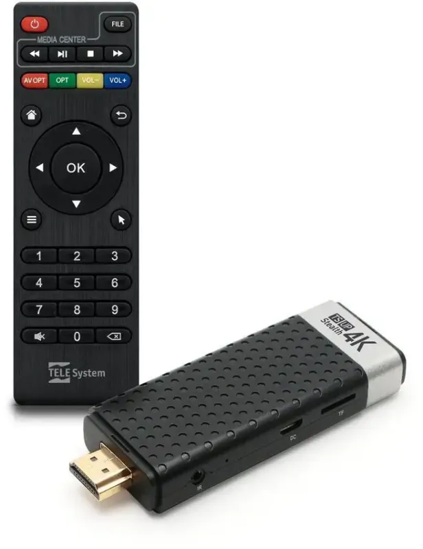 Ultima Occasione TELE System TS UP 4K Stealth Nero, Argento 4K Ultra HD 8 GB Wi-Fi