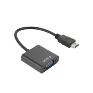 Ultime Pezzi nuovaVideosuono COV H-V cavo e adattatore video HDMI tipo A (Standard) VGA (D-Sub) + 3.5mm Nero