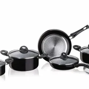 Aeternum Batteria 10 Pezzi Simplicity Black Induction Offerta Limitata
