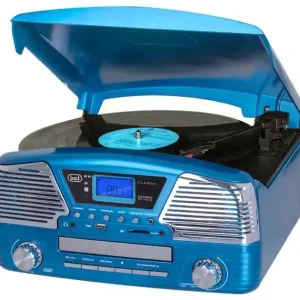 Trevi TT 1068 E Giradischi a trasmissione diretta Blu Must-Have