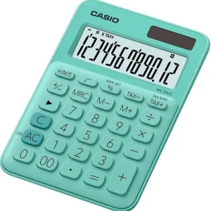 Casio MS-20UC-GN calcolatrice Desktop Calcolatrice di base Verde Must-Have