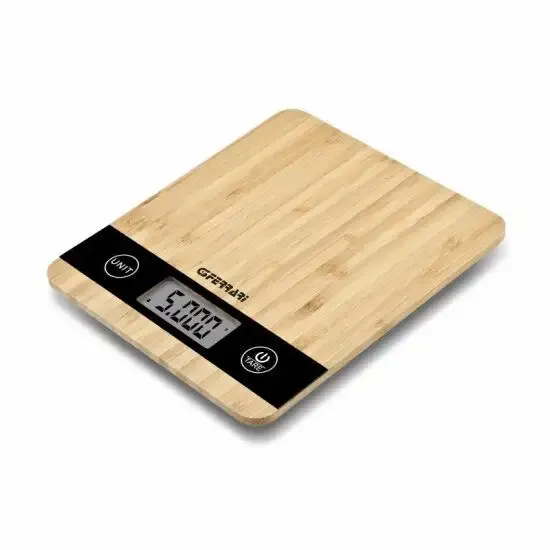 Economico G3 Ferrari Natura Legno Superficie piana Rettangolo Bilancia da cucina elettronica