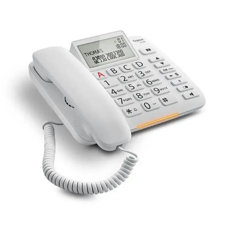 Occasione Gigaset DL380 Telefono analogico Identificatore di chiamata Bianco